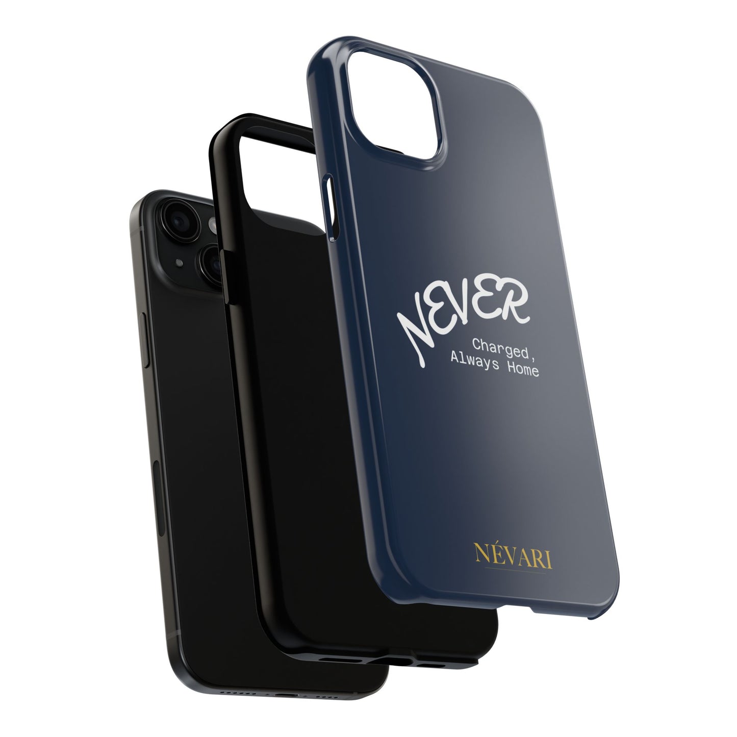 Durable Phone Case - 'Never Charged, Always Home'