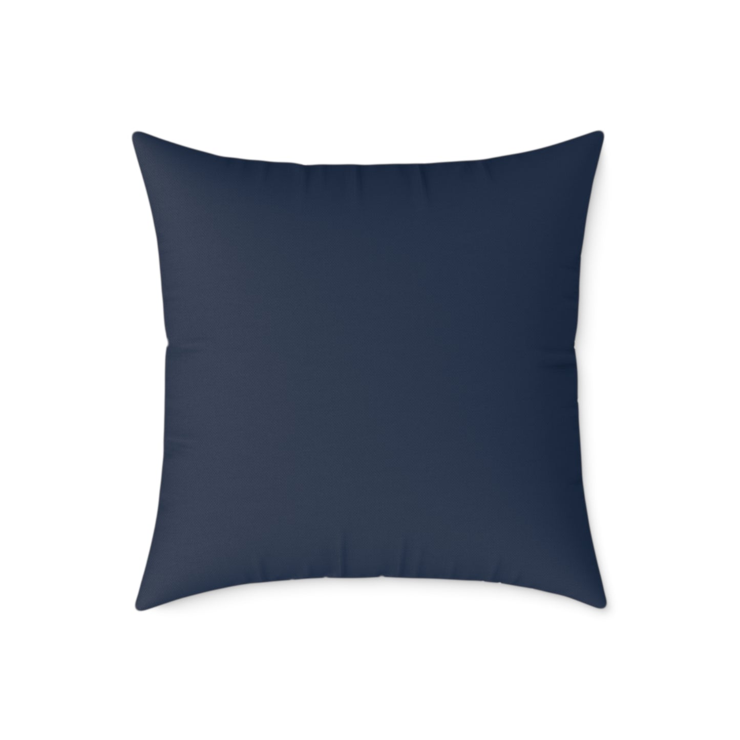 Navy Blue Canvas Pillow