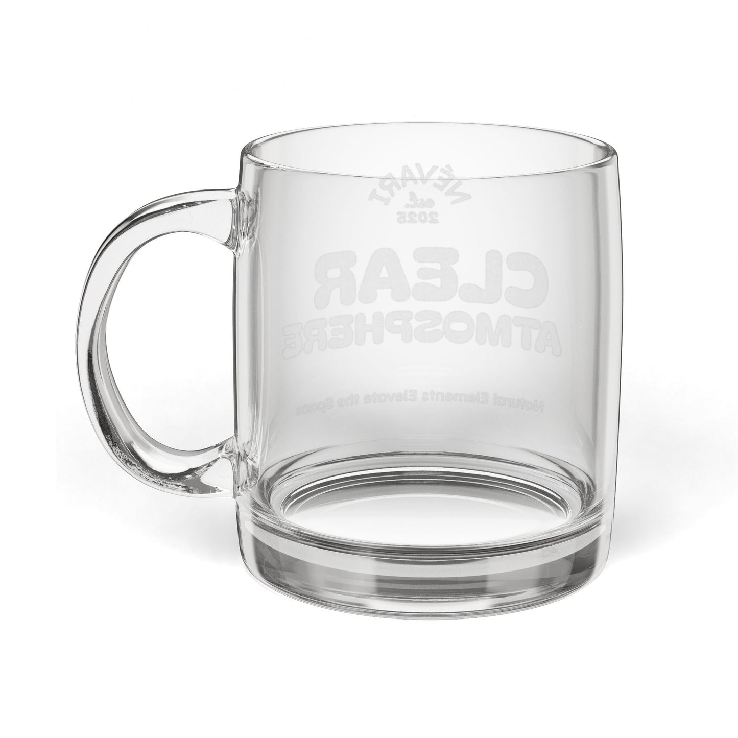Glass Coffee Mug, 12.25oz (Engraving)