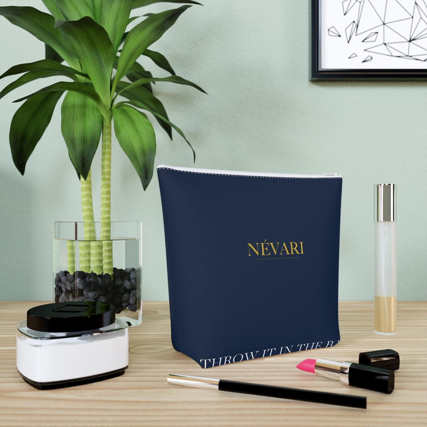 Névari Cotton Cosmetic Bag