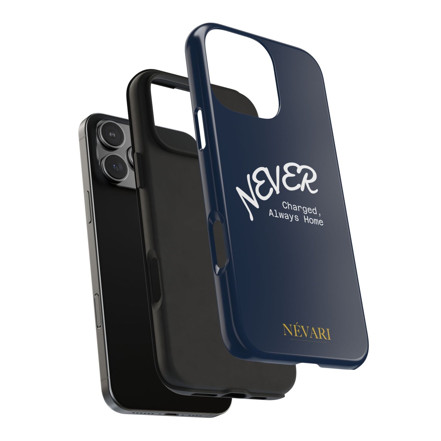 Durable Phone Case - 'Never Charged, Always Home'