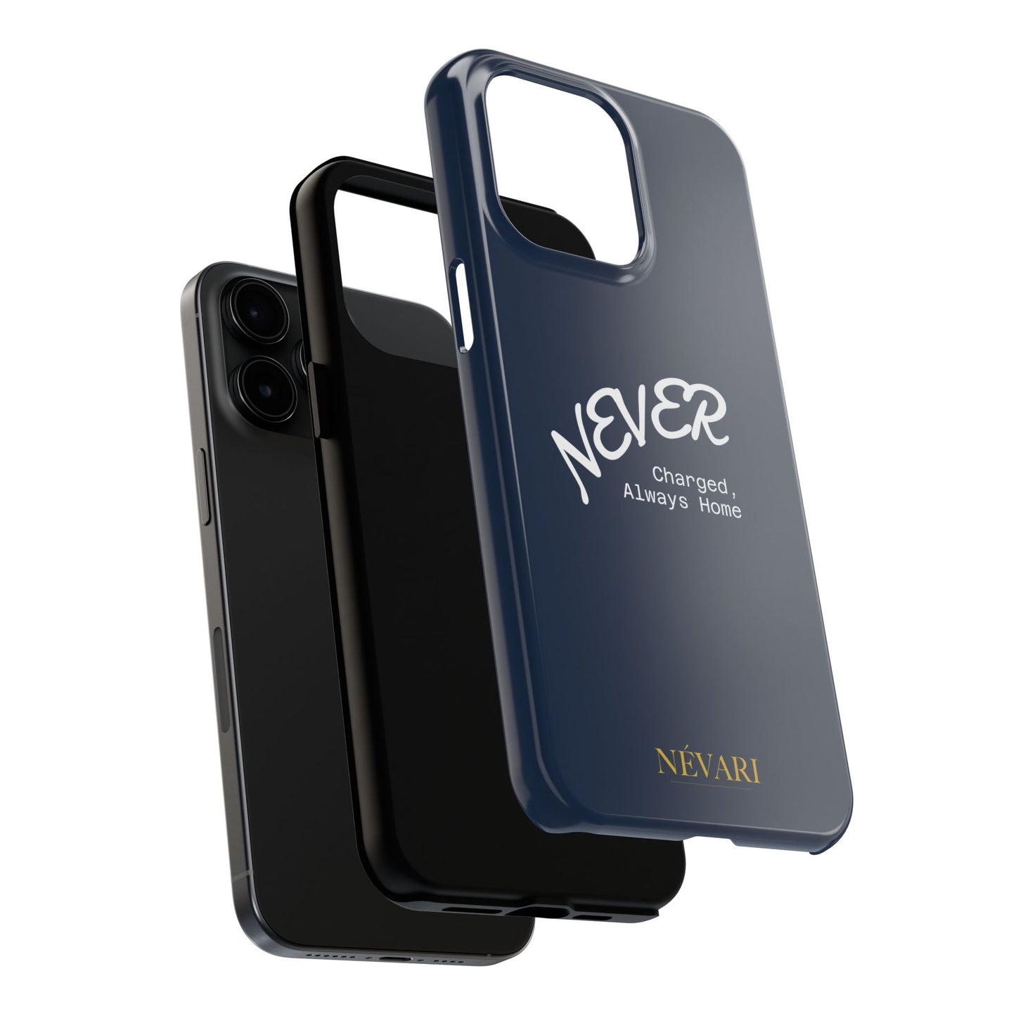 Durable Phone Case - 'Never Charged, Always Home'