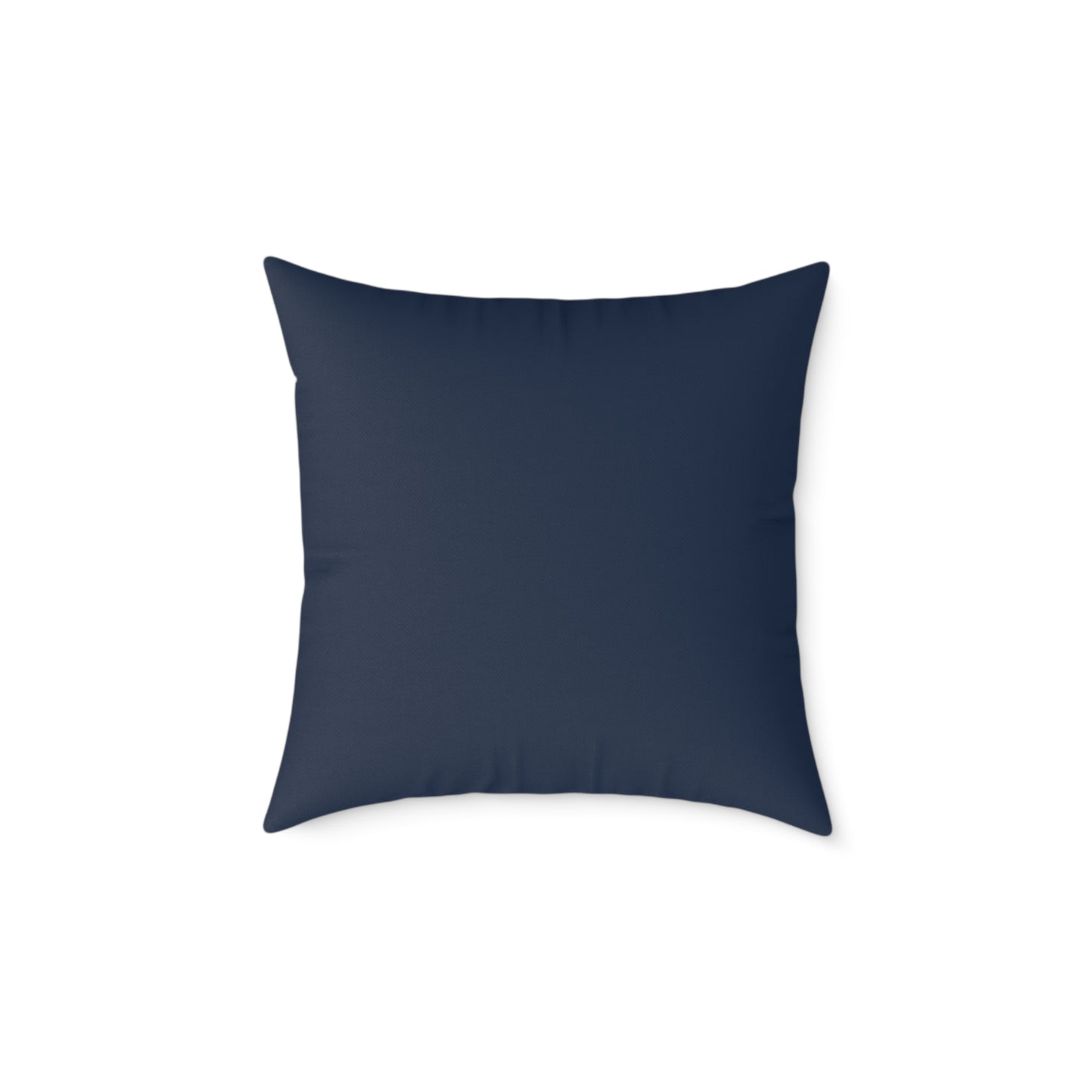 Navy Blue Canvas Pillow