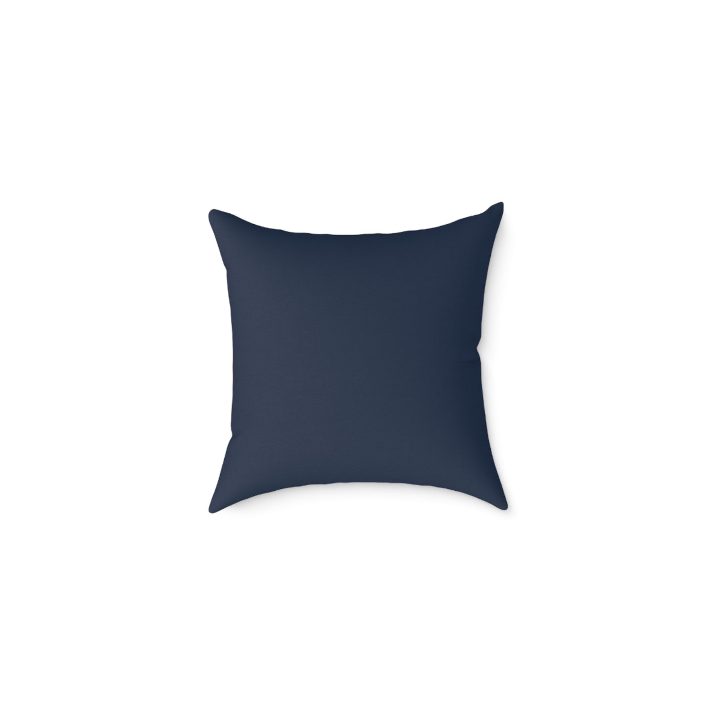 Navy Blue Canvas Pillow
