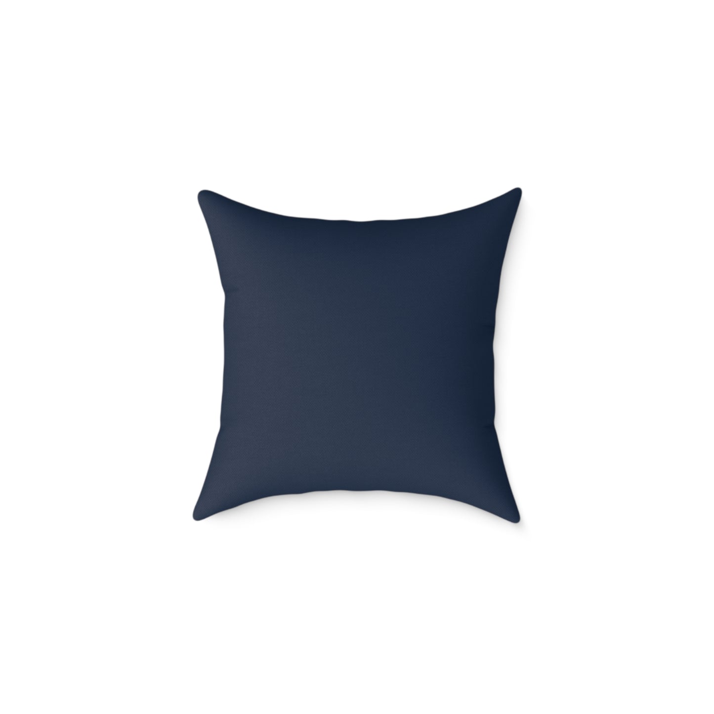 Navy Blue Canvas Pillow