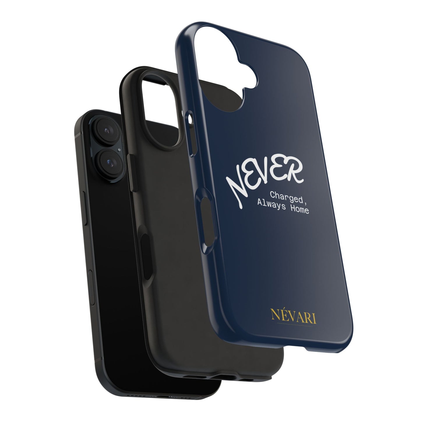 Durable Phone Case - 'Never Charged, Always Home'