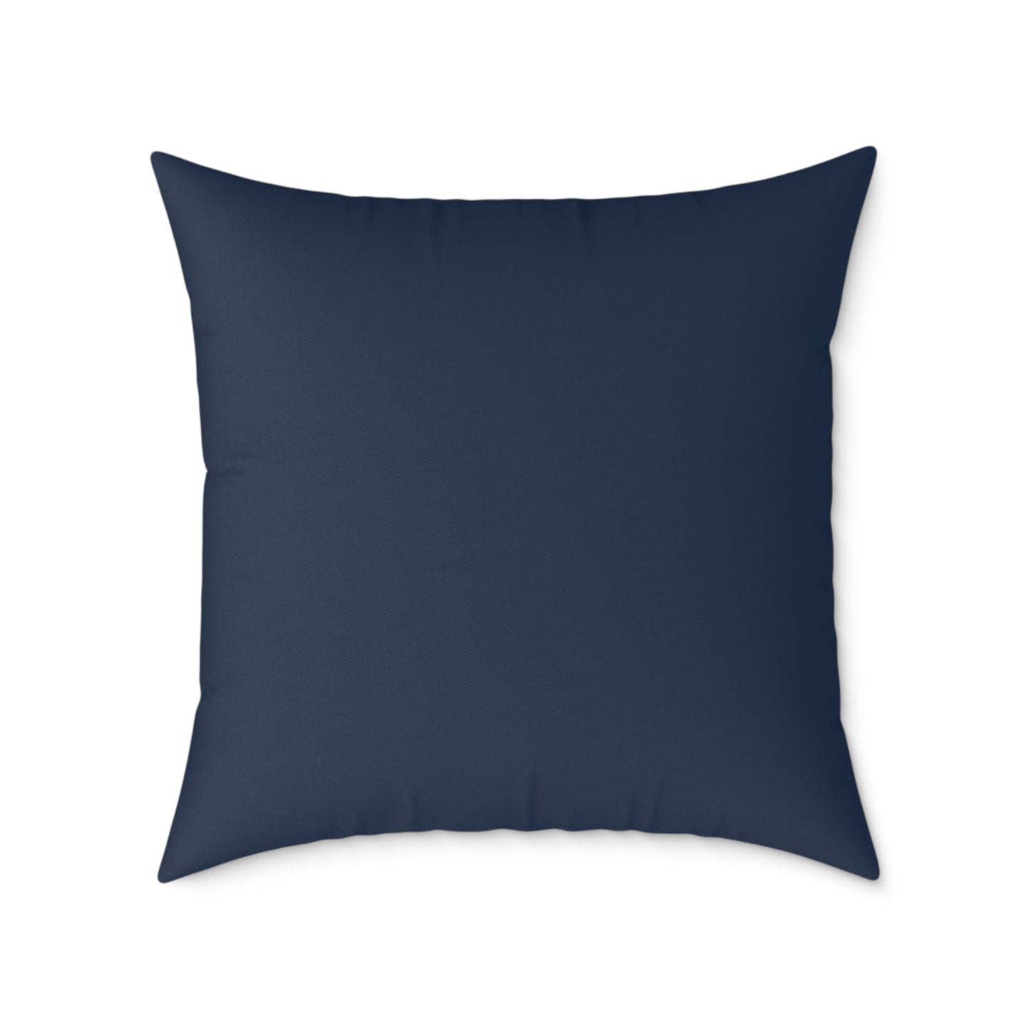 Navy Blue Canvas Pillow