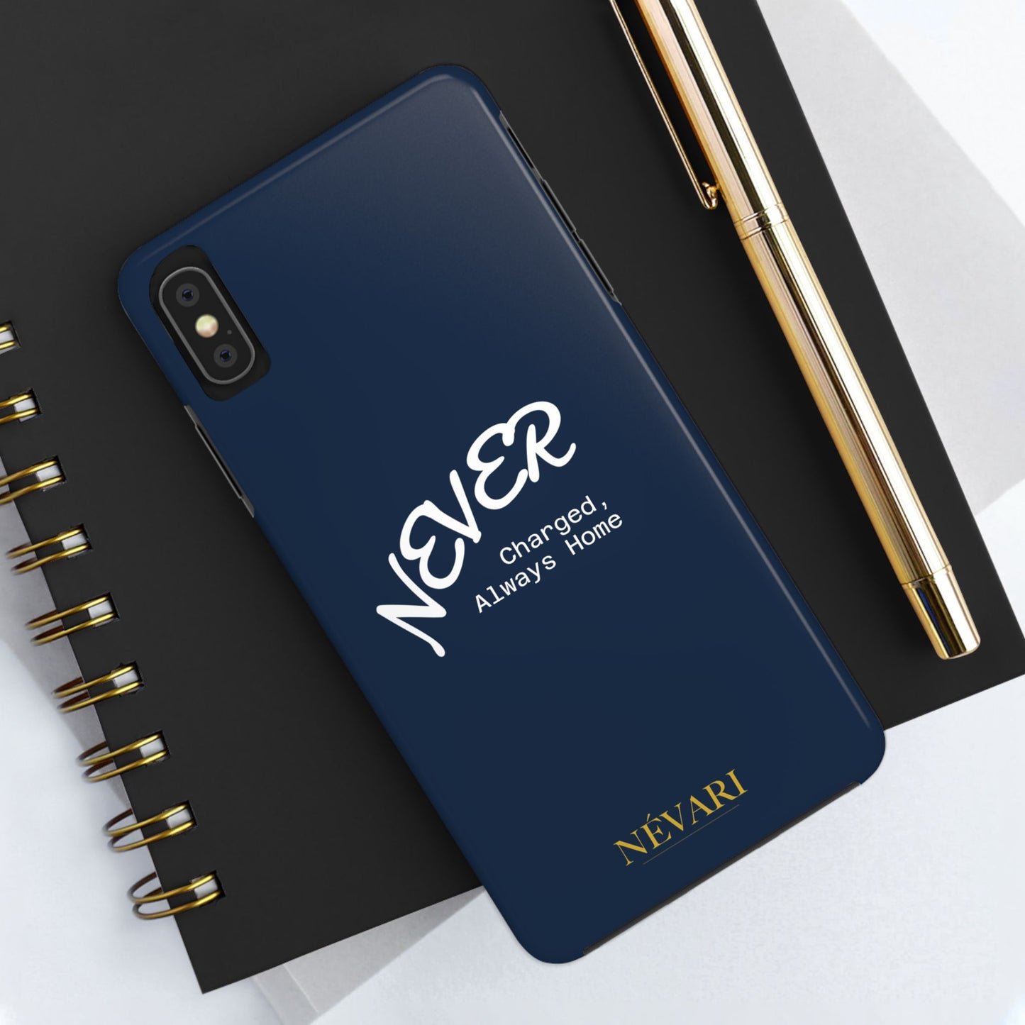 Durable Phone Case - 'Never Charged, Always Home'