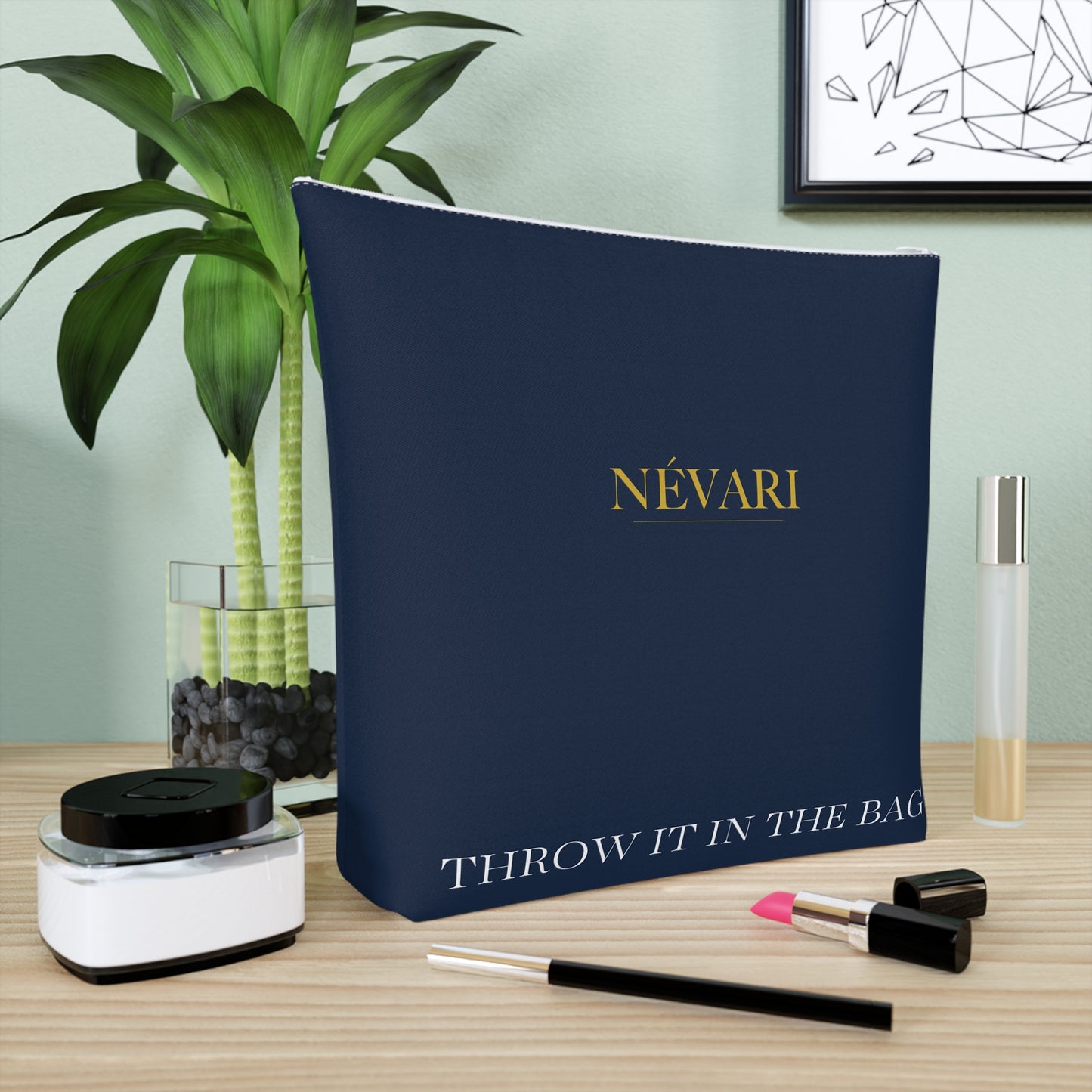 Névari Cotton Cosmetic Bag