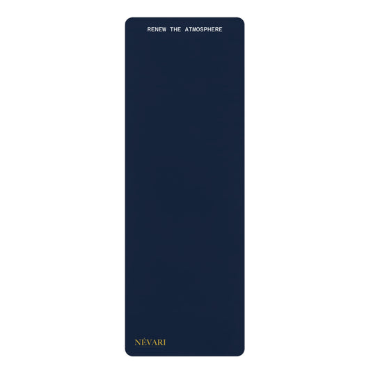 Nevari Rubber Yoga Mat - Renew the Atmosphere, Non-Slip Mat for Yoga, Pilates, Gym, Fitness, Home Workouts