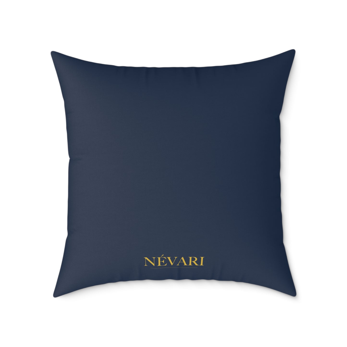 Navy Blue Canvas Pillow