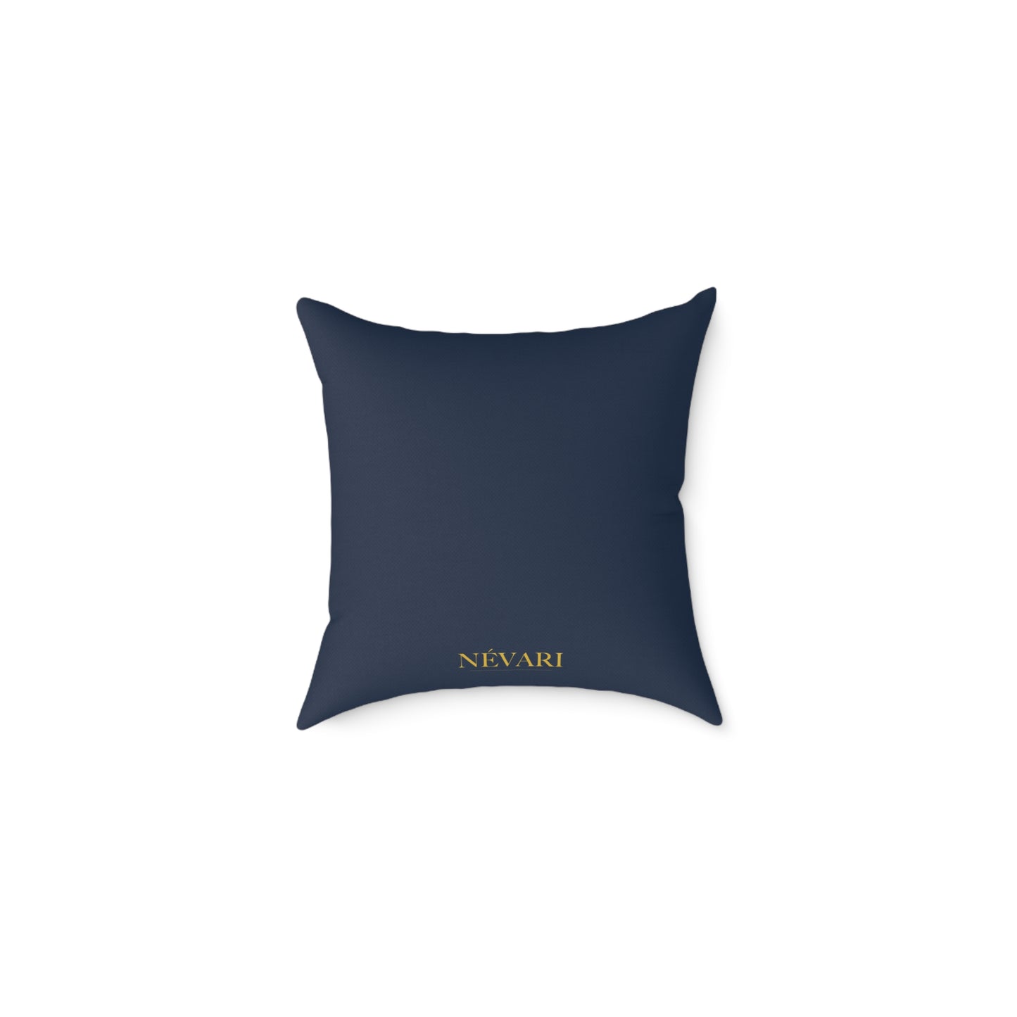 Navy Blue Canvas Pillow