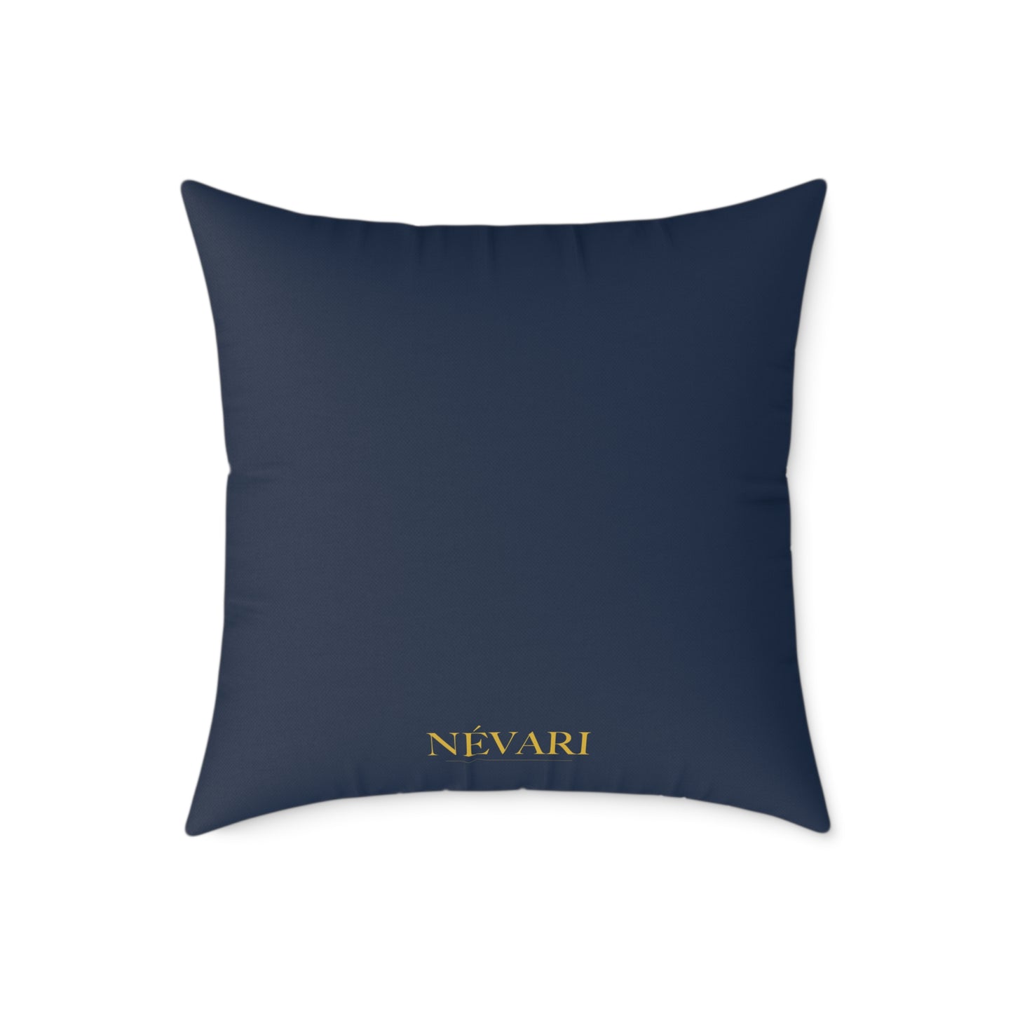Navy Blue Canvas Pillow