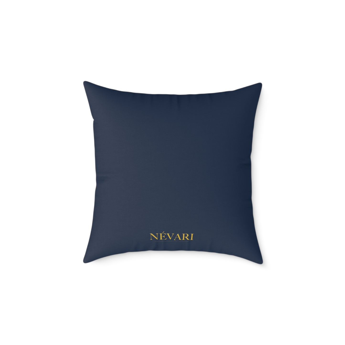Navy Blue Canvas Pillow
