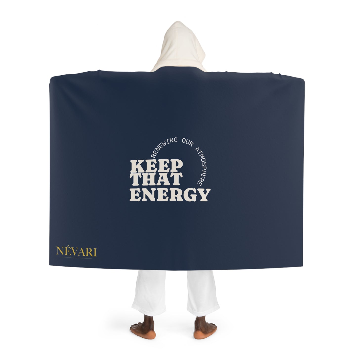 Cozy Hooded Sherpa Fleece Blanket