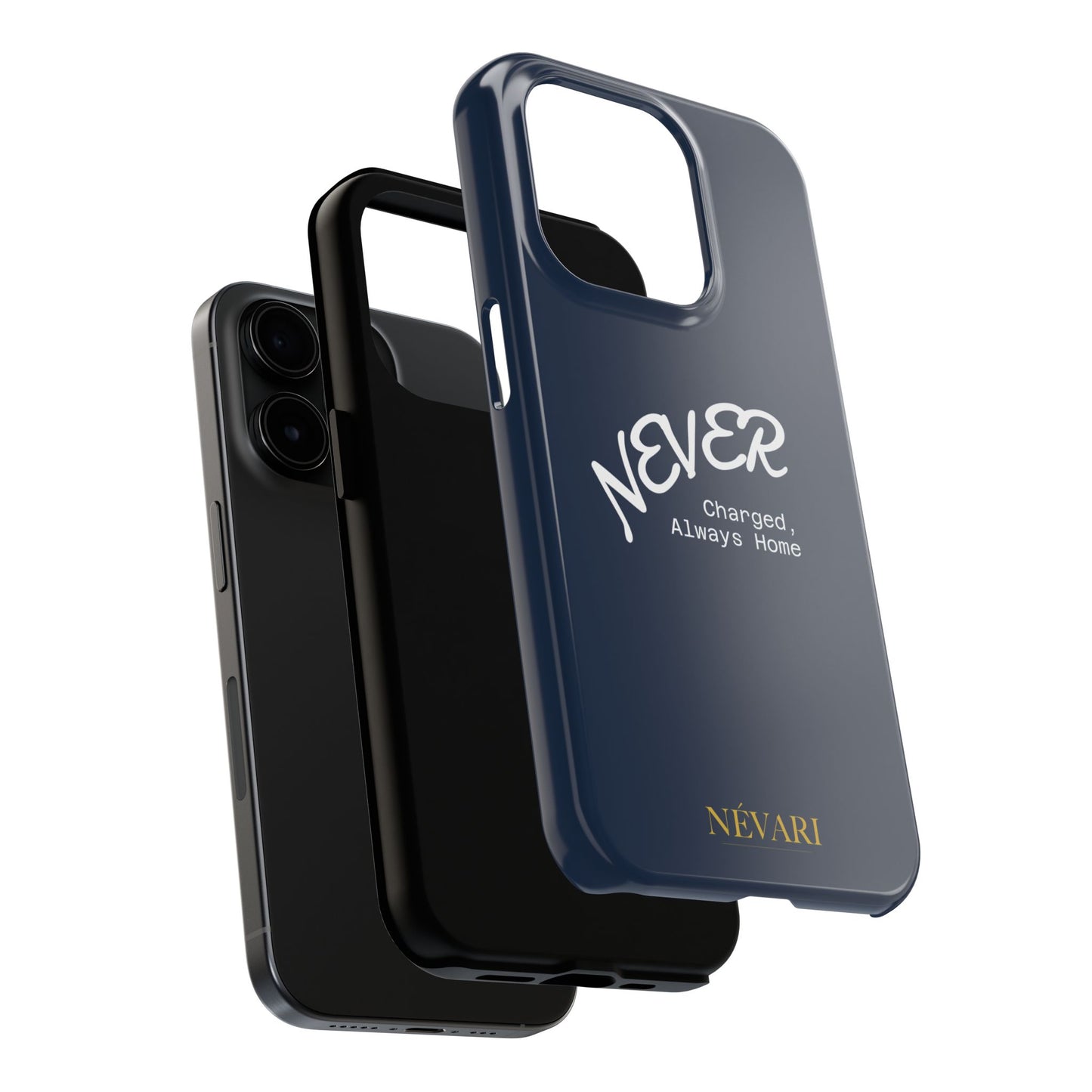 Durable Phone Case - 'Never Charged, Always Home'