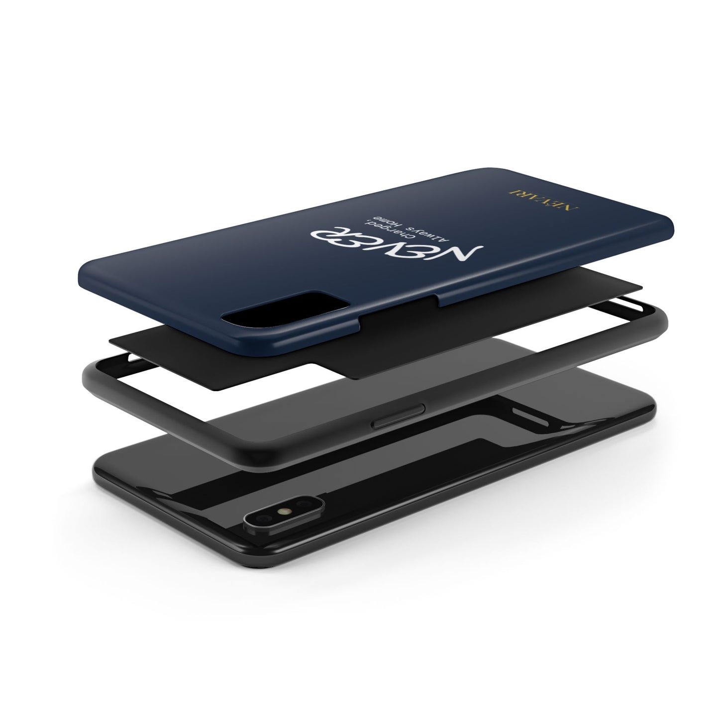 Durable Phone Case - 'Never Charged, Always Home'