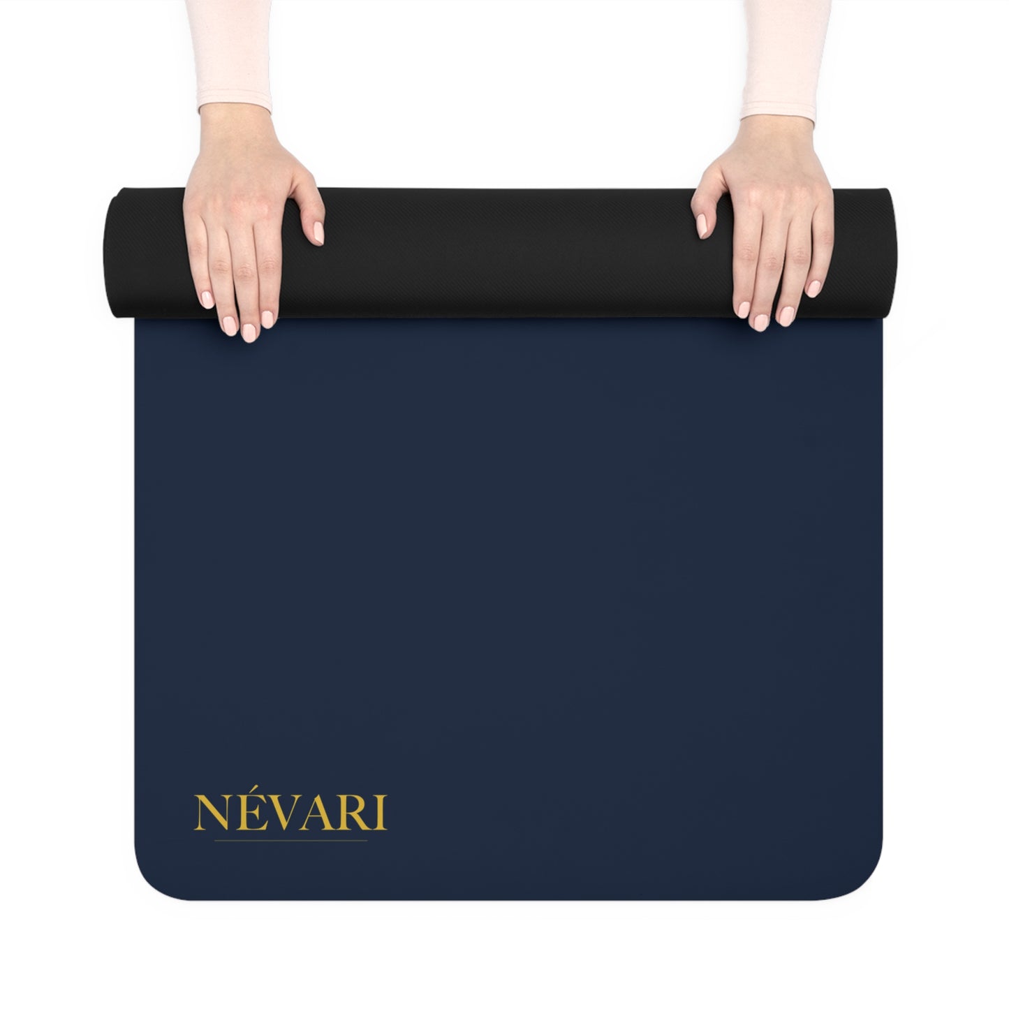 Nevari Rubber Yoga Mat - Renew the Atmosphere, Non-Slip Mat for Yoga, Pilates, Gym, Fitness, Home Workouts